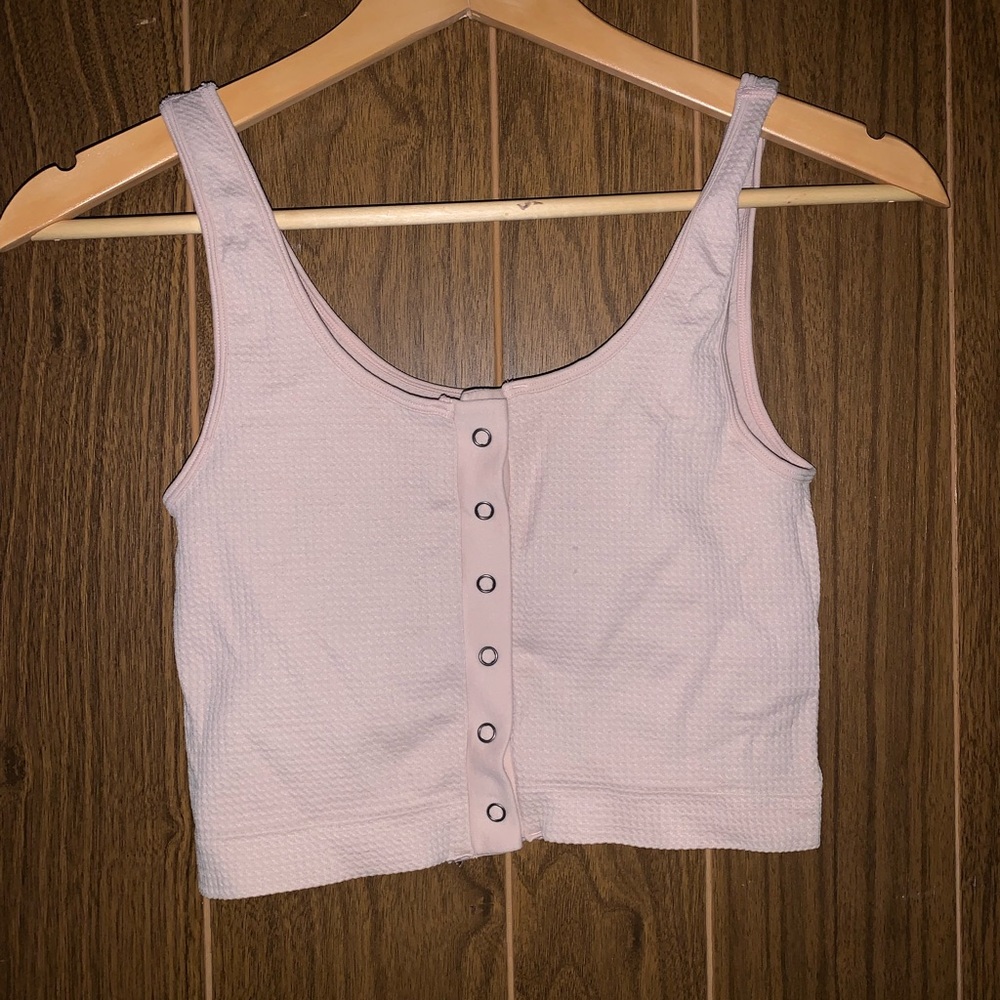 Pink Crop Tank